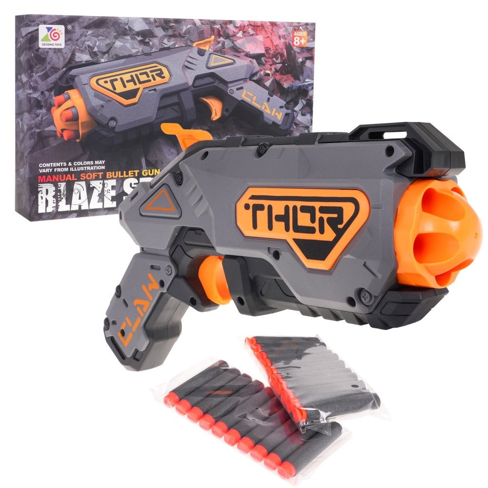 "Blaze Storm Gun Grey Manulane