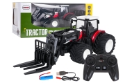 Traktor Czerwony R/C Z Turem