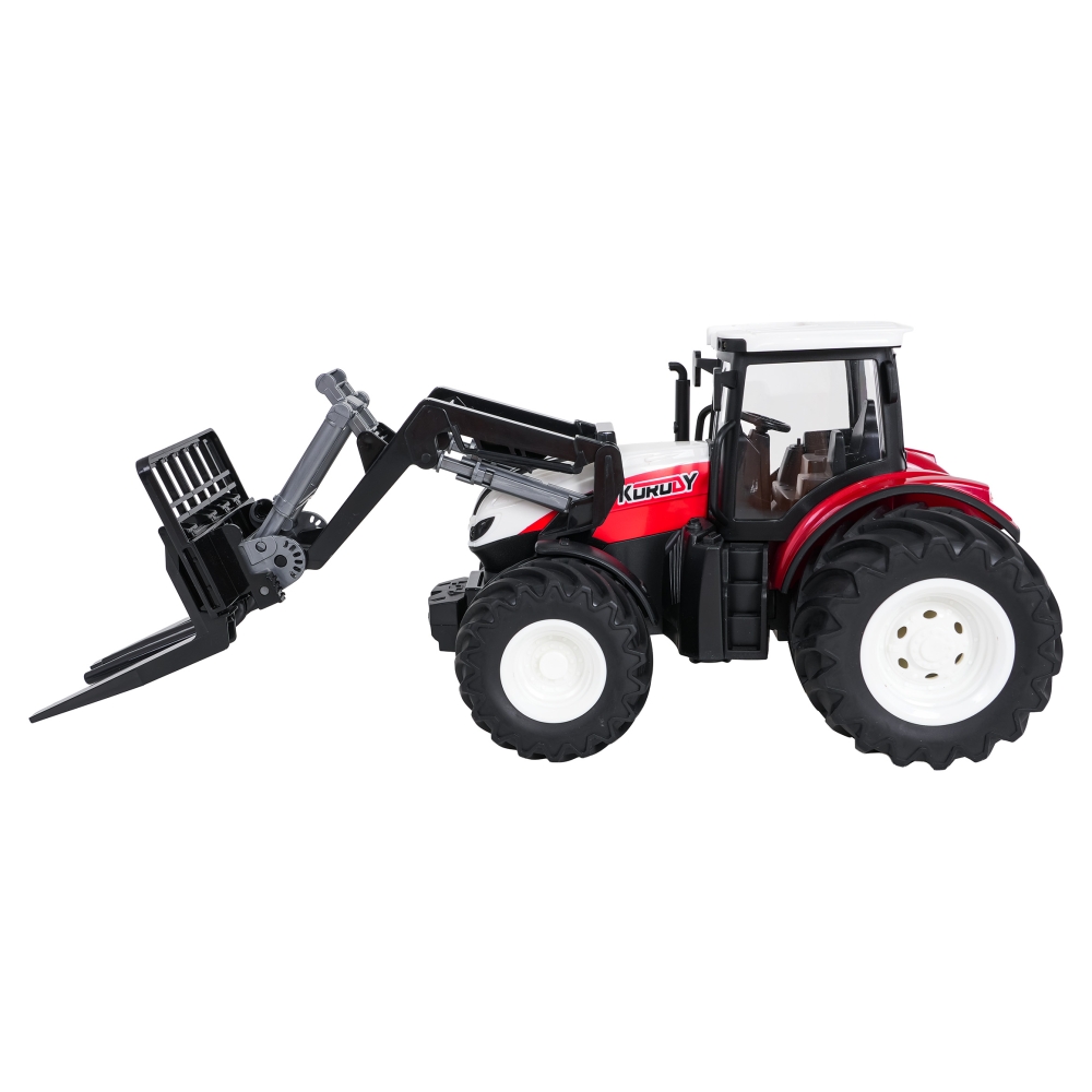 Traktor Czerwony R/C Z Turem