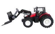 Traktor Czerwony R/C Z Turem