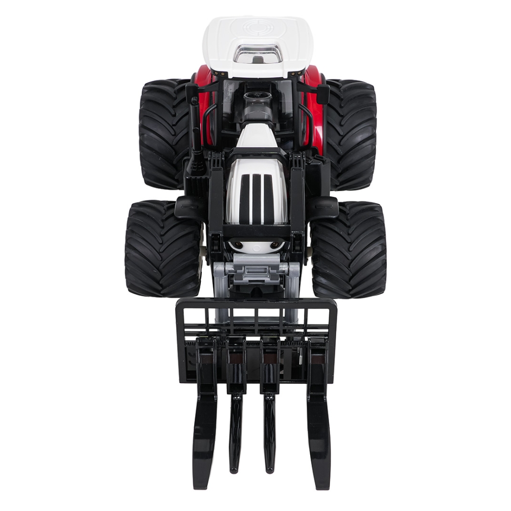 Traktor Czerwony R/C Z Turem