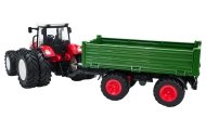 Traktor Czerwony R/C Z Zieloną Naczepą