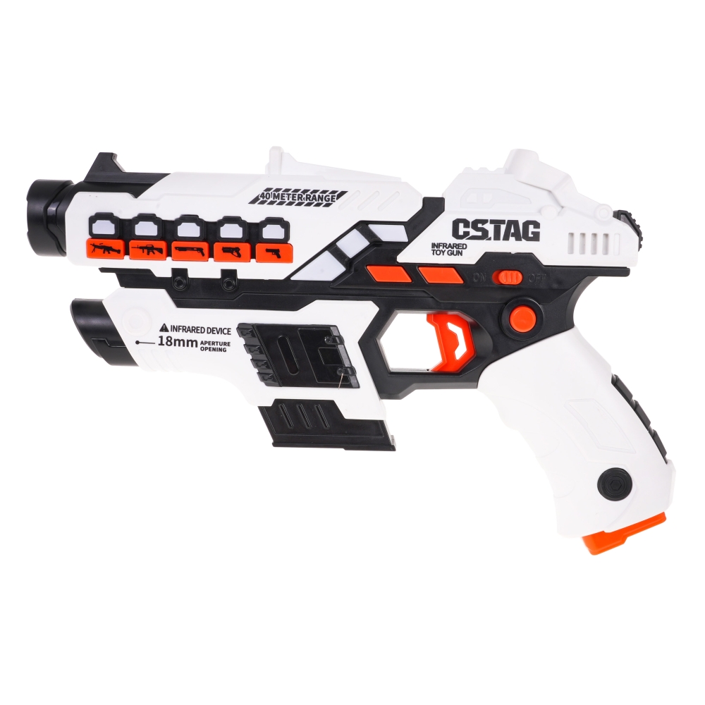 Zestaw Pistoletów Laserowych + Tarcze Z Funkcją Dymu