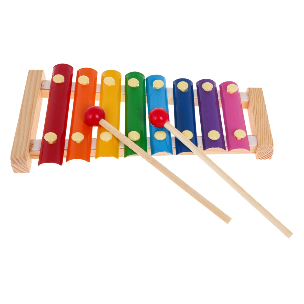 Medinis muzikos instrumentų rinkinys vaikams nuo 2 metų Kuprinė + 22 muzikos instrumentai-Žaislai, Muzikiniai-e-vaikas