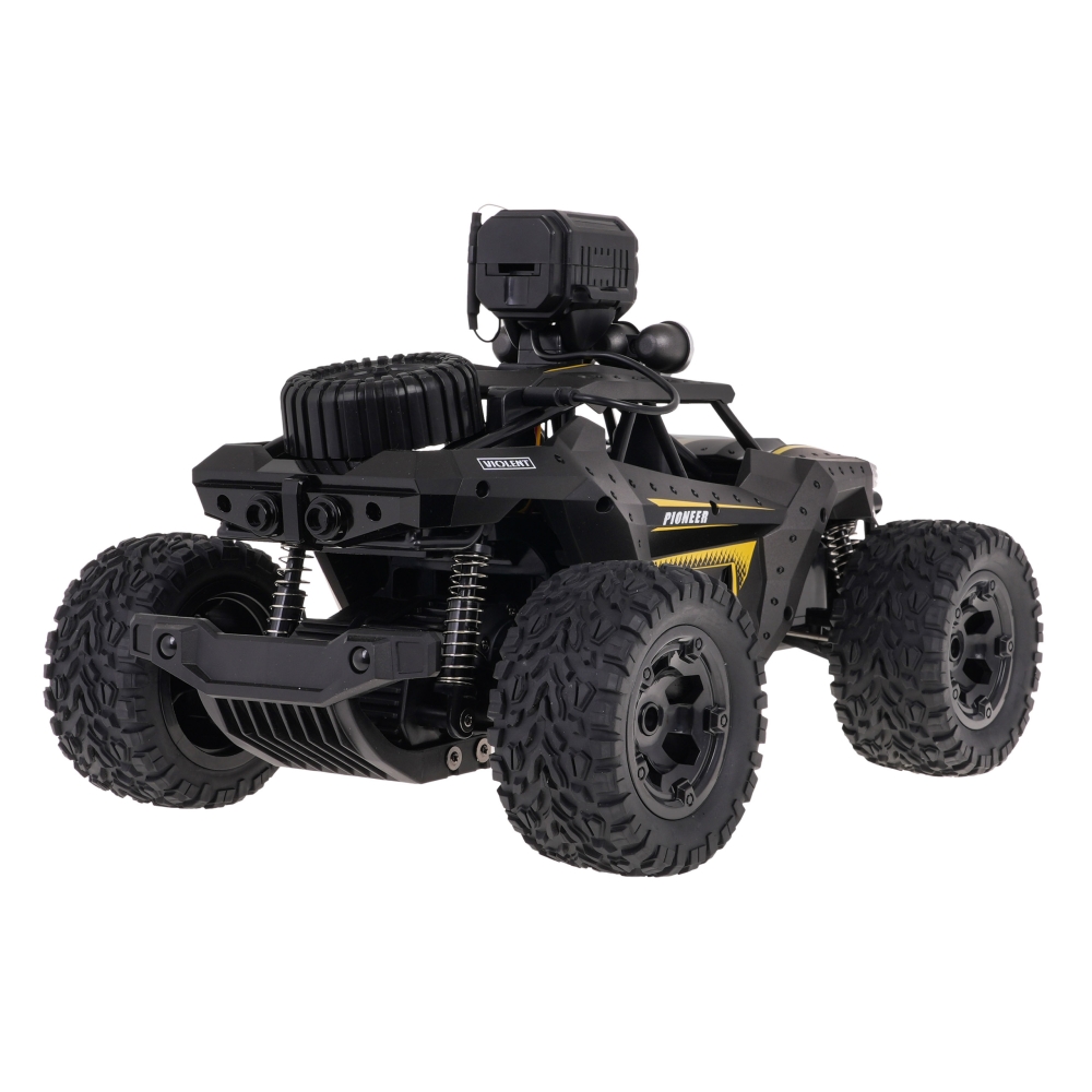 Visureigis su kamera MEGA Crawler PIONEER, pilkos spalvos-Žaislai, Auto ir transporto žaislai, Valdomos radijo bangomis-e-vaikas