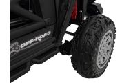 Elektromobilis OFF ROAD Speed, juodas-Elektromobiliai vaikams, Visureigiai-e-vaikas