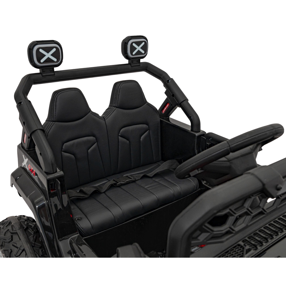 Elektromobilis OFF ROAD Speed, juodas-Elektromobiliai vaikams, Visureigiai-e-vaikas