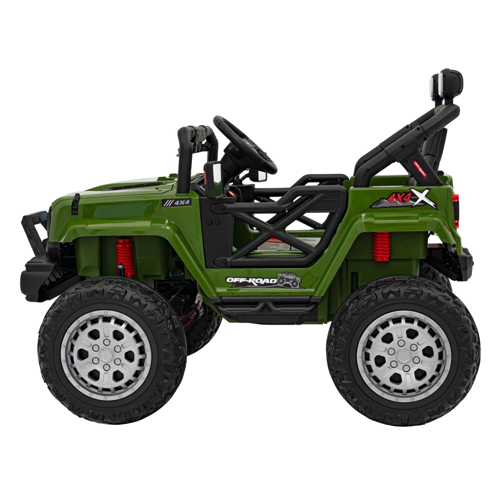 Elektromobilis OFF ROAD Speed, žalia-Elektromobiliai vaikams, Visureigiai-e-vaikas