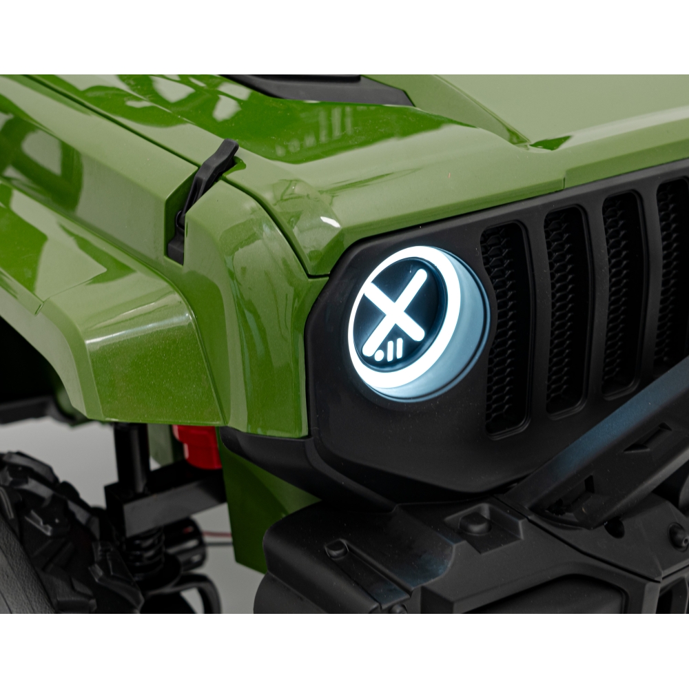 Elektromobilis OFF ROAD Speed, žalia-Elektromobiliai vaikams, Visureigiai-e-vaikas