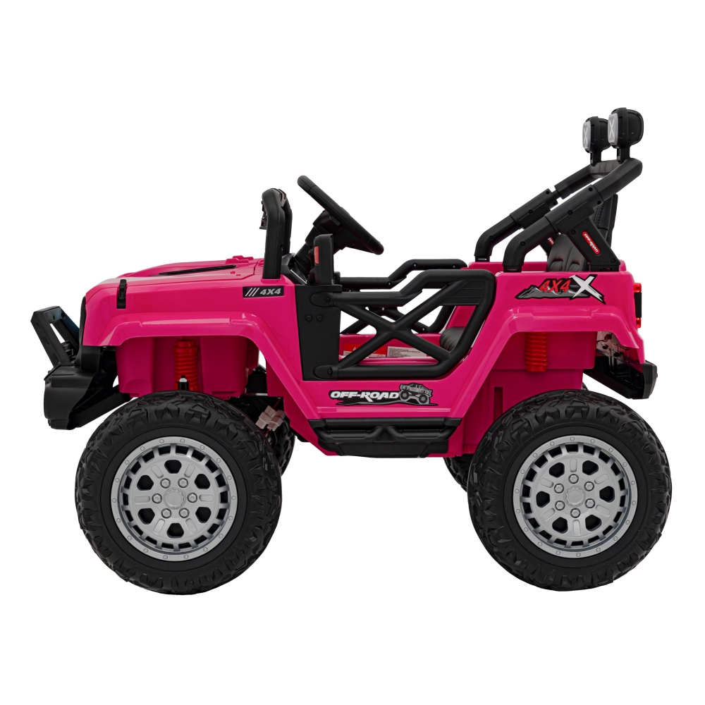 Elektromobilis OFF ROAD Speed, rožinis-Elektromobiliai vaikams, Visureigiai-e-vaikas