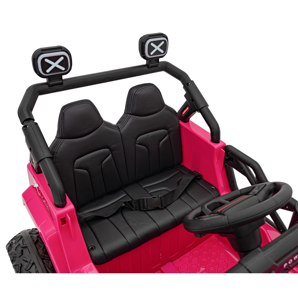 Elektromobilis OFF ROAD Speed, rožinis-Elektromobiliai vaikams, Visureigiai-e-vaikas