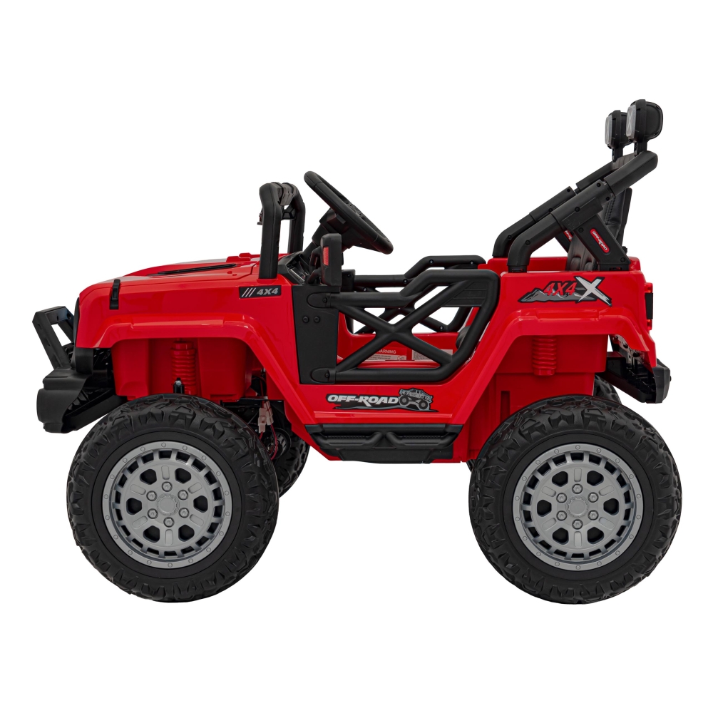 Elektromobilis OFF ROAD Speed, raudona-Elektromobiliai vaikams, Visureigiai-e-vaikas