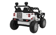 Elektromobilis OFF ROAD Speed, baltas-Elektromobiliai vaikams, Visureigiai-e-vaikas