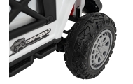 Elektromobilis OFF ROAD Speed, baltas-Elektromobiliai vaikams, Visureigiai-e-vaikas