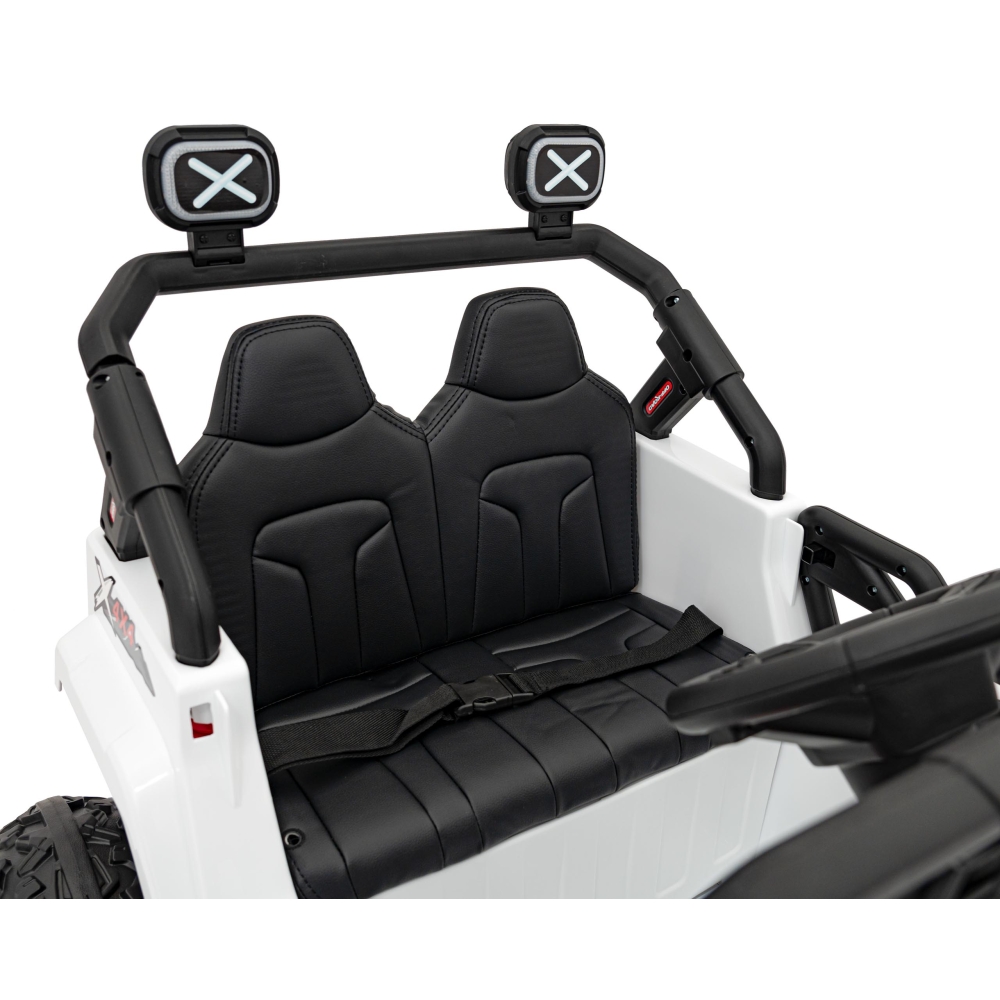 Elektromobilis OFF ROAD Speed, baltas-Elektromobiliai vaikams, Visureigiai-e-vaikas
