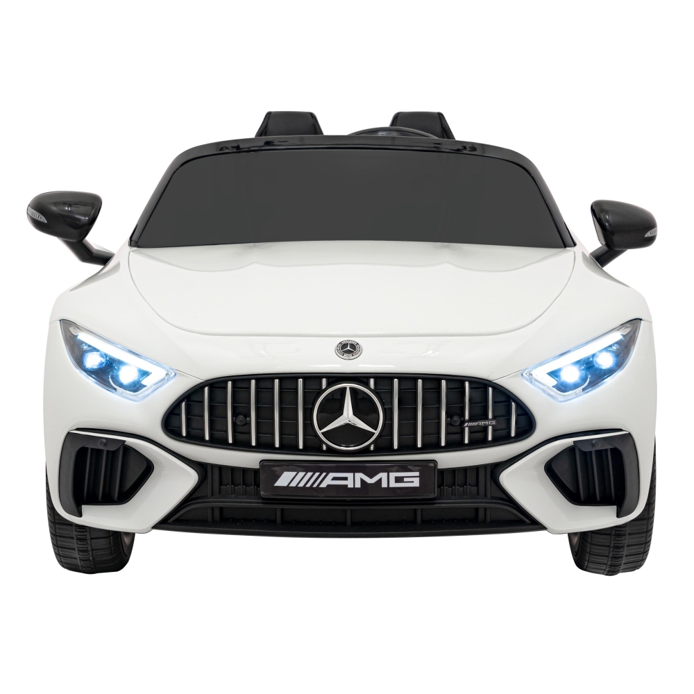 Elektromobilis Mercedes-Benz AMG SL63, White-Elektromobiliai vaikams, Mašinos-e-vaikas