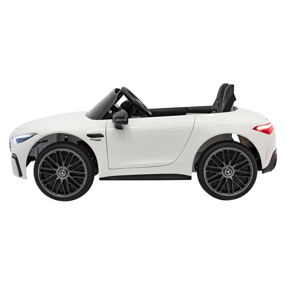 Elektromobilis Mercedes-Benz AMG SL63, White-Elektromobiliai vaikams, Mašinos-e-vaikas