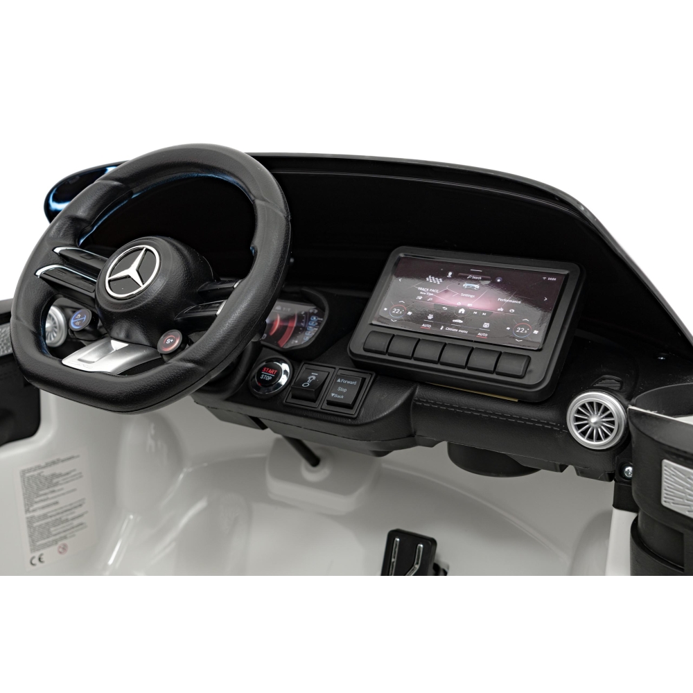 Elektromobilis Mercedes-Benz AMG SL63, White-Elektromobiliai vaikams, Mašinos-e-vaikas