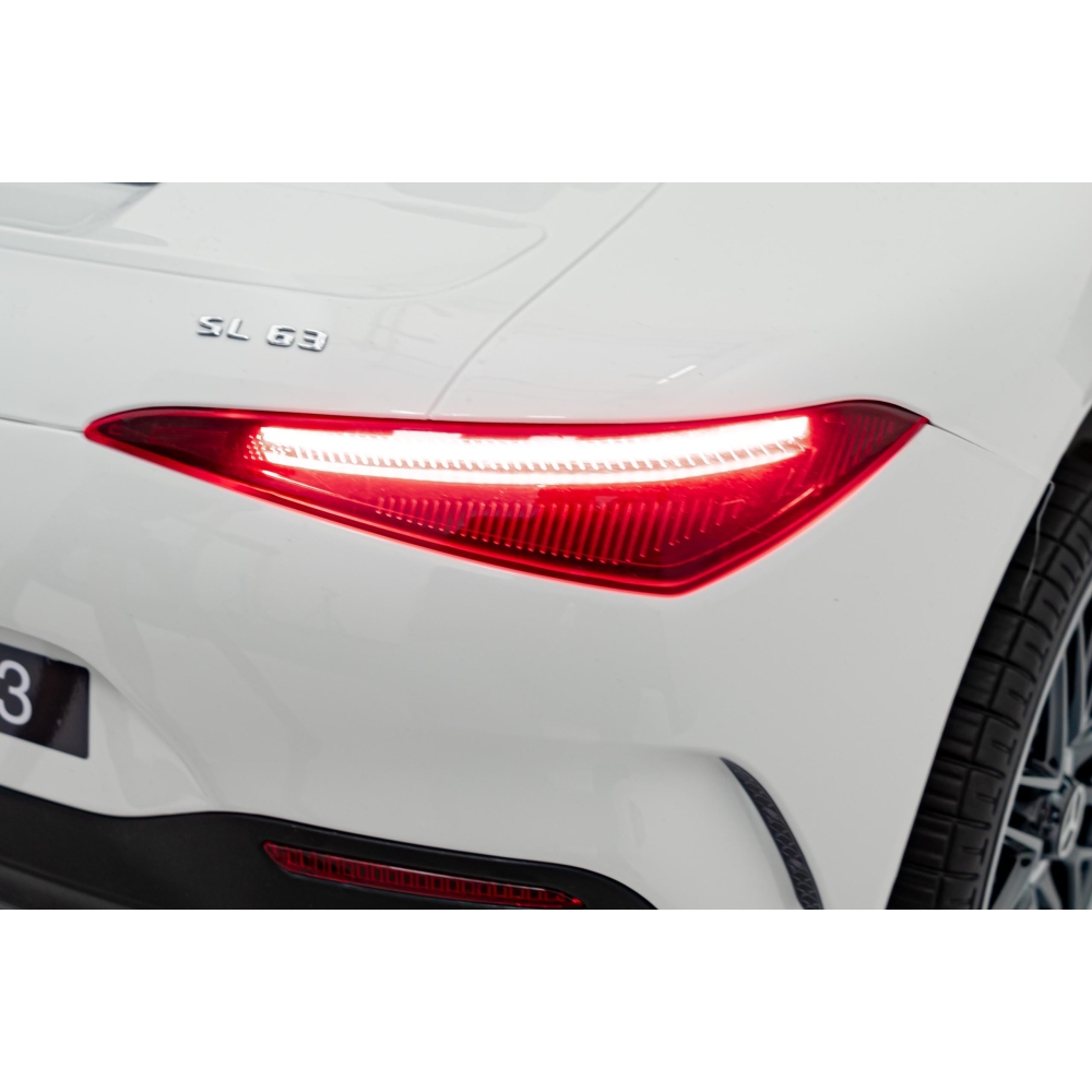 Elektromobilis Mercedes-Benz AMG SL63, White-Elektromobiliai vaikams, Mašinos-e-vaikas