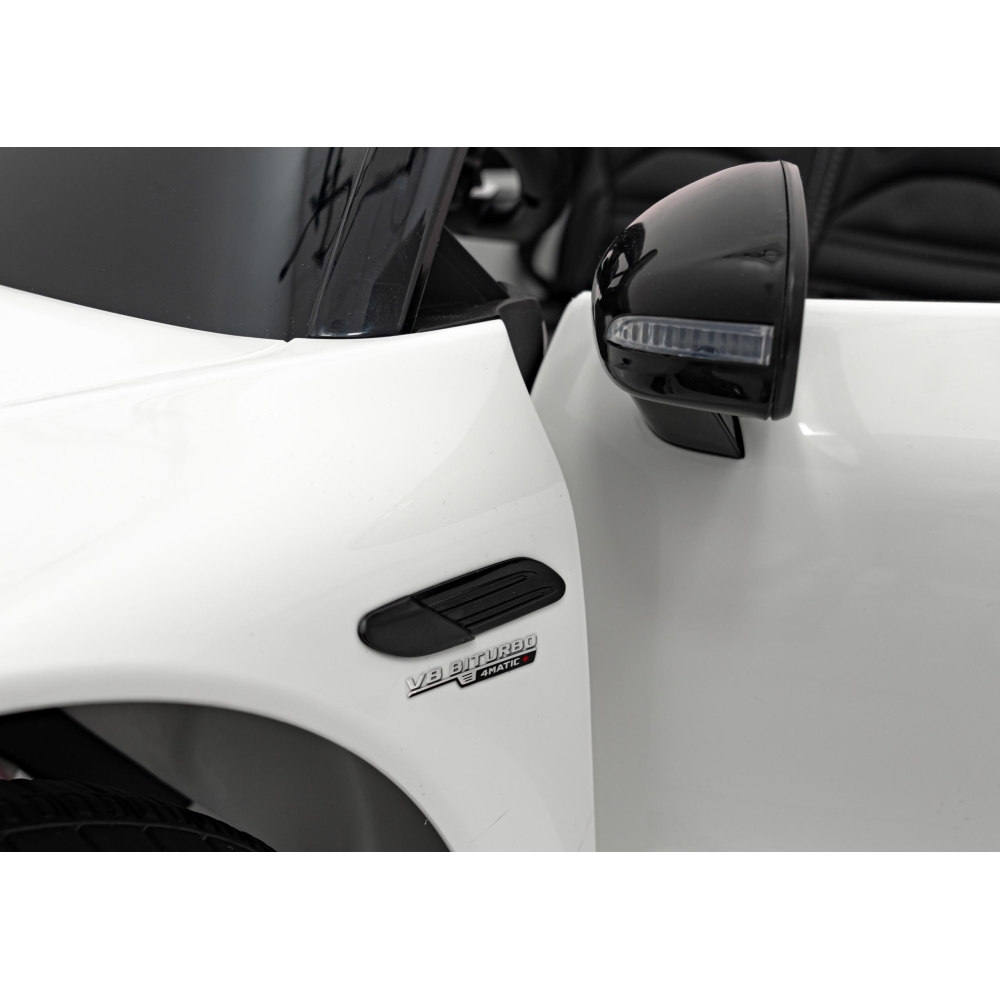 Elektromobilis Mercedes-Benz AMG SL63, White-Elektromobiliai vaikams, Mašinos-e-vaikas