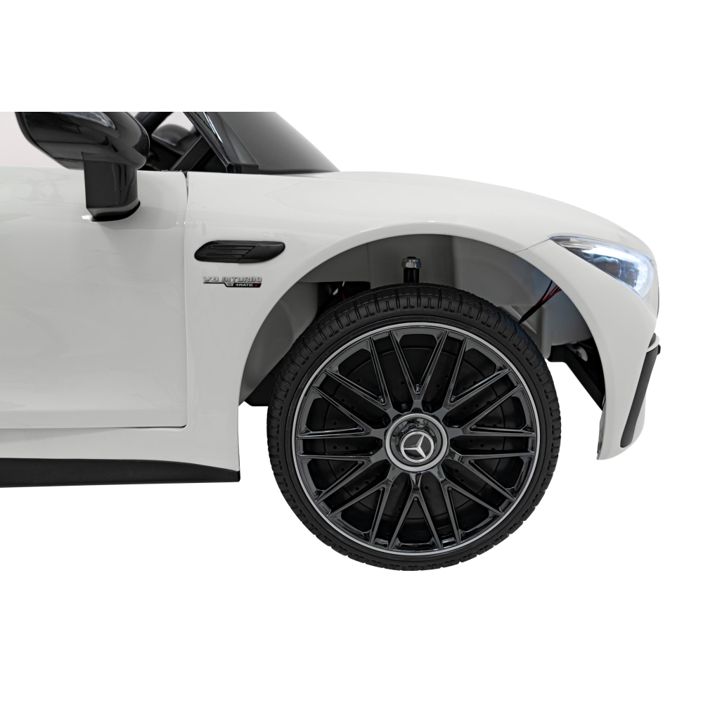 Elektromobilis Mercedes-Benz AMG SL63, White-Elektromobiliai vaikams, Mašinos-e-vaikas