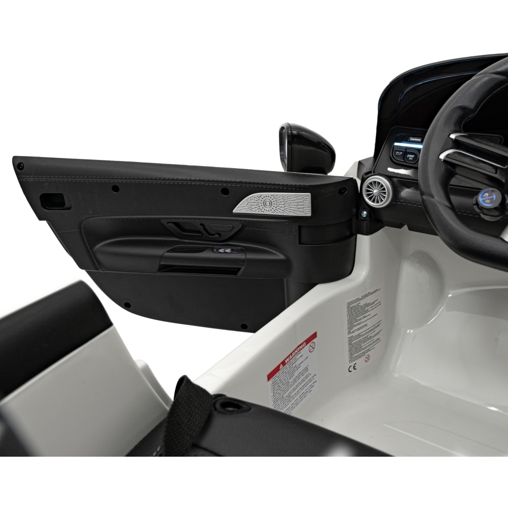 Elektromobilis Mercedes-Benz AMG SL63, White-Elektromobiliai vaikams, Mašinos-e-vaikas