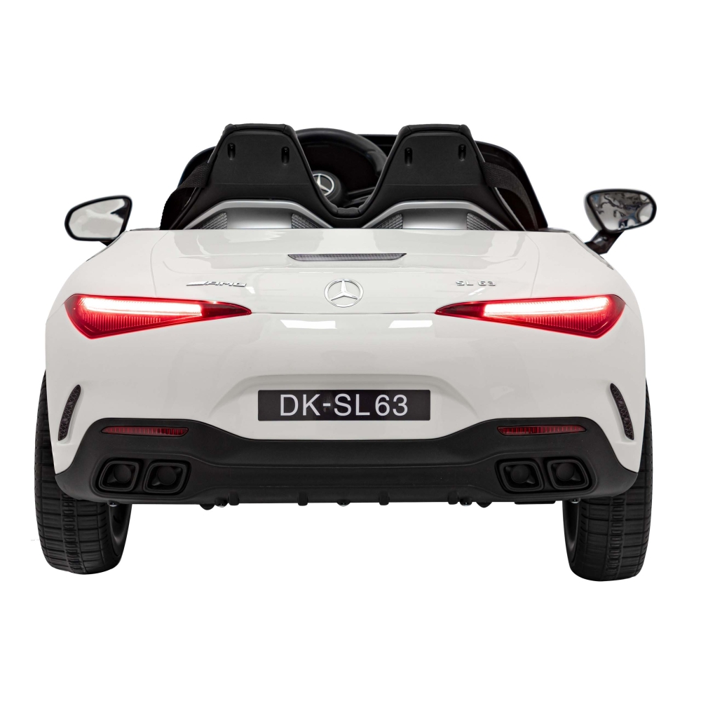 Elektromobilis Mercedes-Benz AMG SL63, White-Elektromobiliai vaikams, Mašinos-e-vaikas
