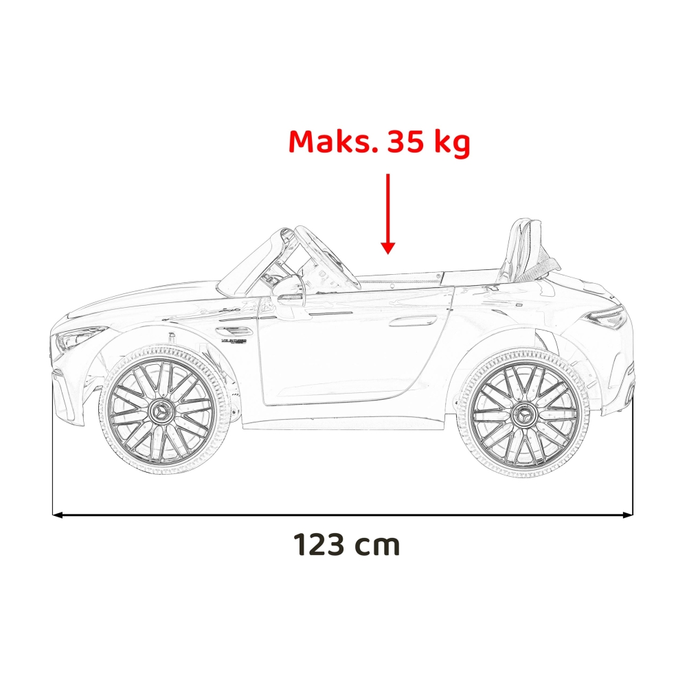 Elektromobilis Mercedes-Benz AMG SL63, Red-Elektromobiliai vaikams, Mašinos-e-vaikas
