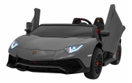 Dvivietis elektromobilis Lamborghini Aventador SV, Grey-Elektromobiliai vaikams, Mašinos-e-vaikas