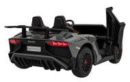 Dvivietis elektromobilis Lamborghini Aventador SV, Grey-Elektromobiliai vaikams, Mašinos-e-vaikas