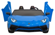 Dvivietis elektromobilis Lamborghini Aventador SV, Blue-Elektromobiliai vaikams, Mašinos-e-vaikas