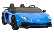 Dvivietis elektromobilis Lamborghini Aventador SV, Blue-Elektromobiliai vaikams, Mašinos-e-vaikas