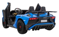 Dvivietis elektromobilis Lamborghini Aventador SV, Blue-Elektromobiliai vaikams, Mašinos-e-vaikas