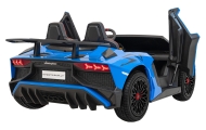 Dvivietis elektromobilis Lamborghini Aventador SV, Blue-Elektromobiliai vaikams, Mašinos-e-vaikas