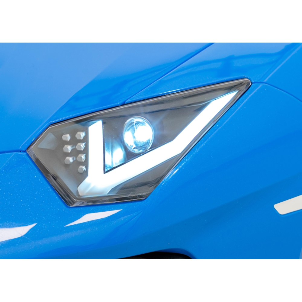 Dvivietis elektromobilis Lamborghini Aventador SV, Blue-Elektromobiliai vaikams, Mašinos-e-vaikas