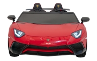Dvivietis elektromobilis Lamborghini Aventador SV, Red-Elektromobiliai vaikams, Mašinos-e-vaikas