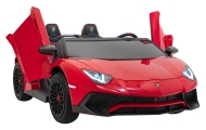 Dvivietis elektromobilis Lamborghini Aventador SV, Red-Elektromobiliai vaikams, Mašinos-e-vaikas