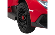 Lamborghini Aventador SV na akumulator dla 2 dzieci Czerwony + Silnik bezszczotkowy + Pompowane koła + Audio LED