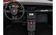 Lamborghini Aventador SV na akumulator dla 2 dzieci Czerwony + Silnik bezszczotkowy + Pompowane koła + Audio LED