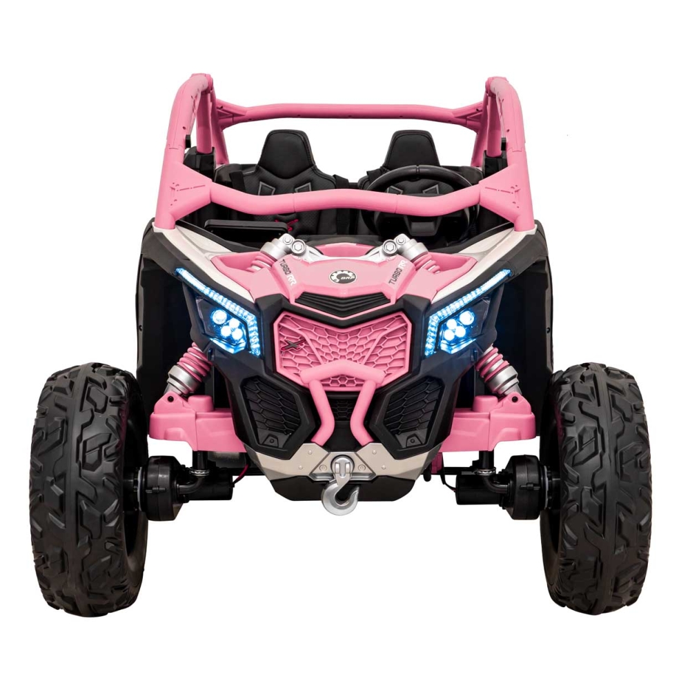 Elektrinis Buggy Maverick Turbo RR, Pink-Elektromobiliai vaikams, Keturračiai ir bagiai-e-vaikas