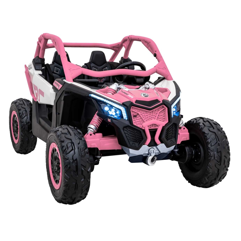 Elektrinis Buggy Maverick Turbo RR, Pink-Elektromobiliai vaikams, Keturračiai ir bagiai-e-vaikas