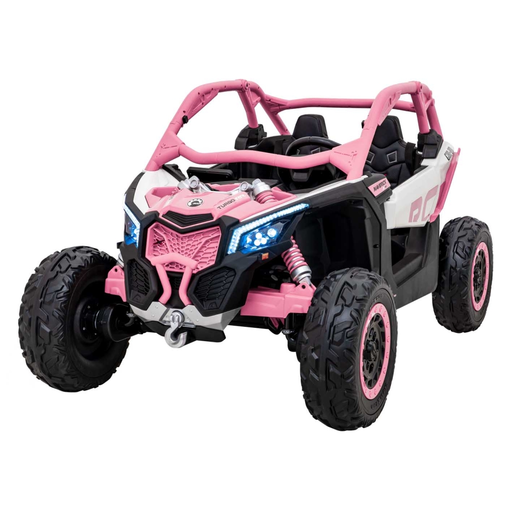 Elektrinis Buggy Maverick Turbo RR, Pink-Elektromobiliai vaikams, Keturračiai ir bagiai-e-vaikas
