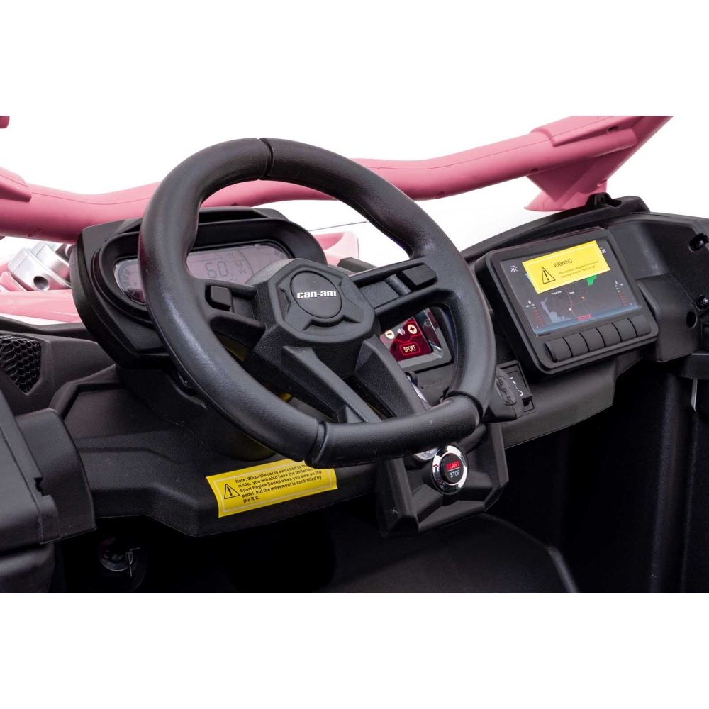 Elektrinis Buggy Maverick Turbo RR, Pink-Elektromobiliai vaikams, Keturračiai ir bagiai-e-vaikas