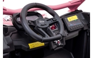 Elektrinis Buggy Maverick Turbo RR, Pink-Elektromobiliai vaikams, Keturračiai ir bagiai-e-vaikas