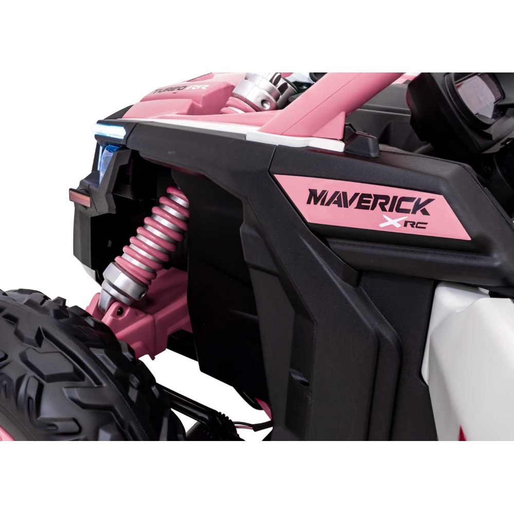 Elektrinis Buggy Maverick Turbo RR, Pink-Elektromobiliai vaikams, Keturračiai ir bagiai-e-vaikas