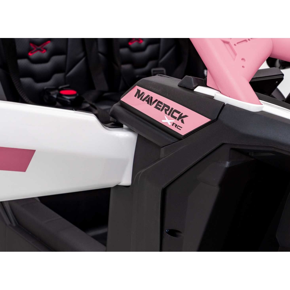 Elektrinis Buggy Maverick Turbo RR, Pink-Elektromobiliai vaikams, Keturračiai ir bagiai-e-vaikas