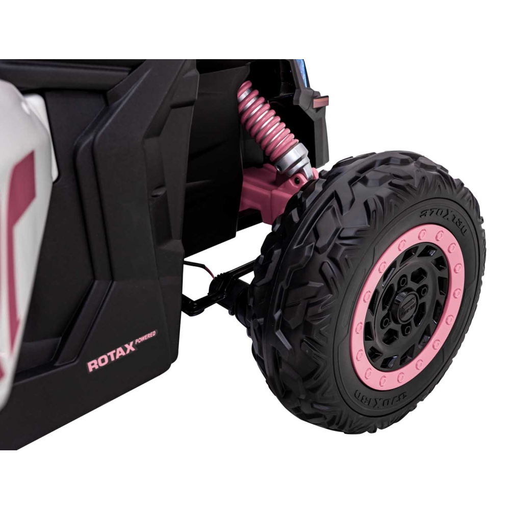 Elektrinis Buggy Maverick Turbo RR, Pink-Elektromobiliai vaikams, Keturračiai ir bagiai-e-vaikas