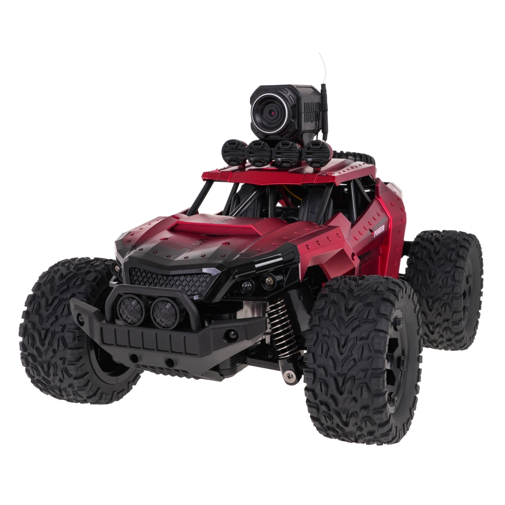 Visureigis su kamera MEGA Crawler PIONEER, raudonas