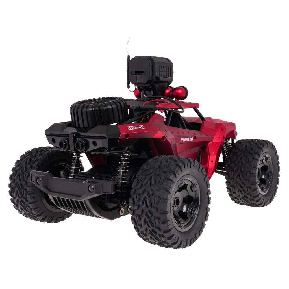 Visureigis su kamera MEGA Crawler PIONEER, raudonas