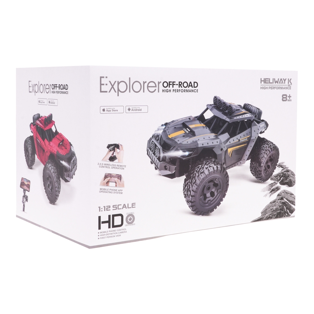 MEGA Crawler PIONEER Z Kamerą Czerwony